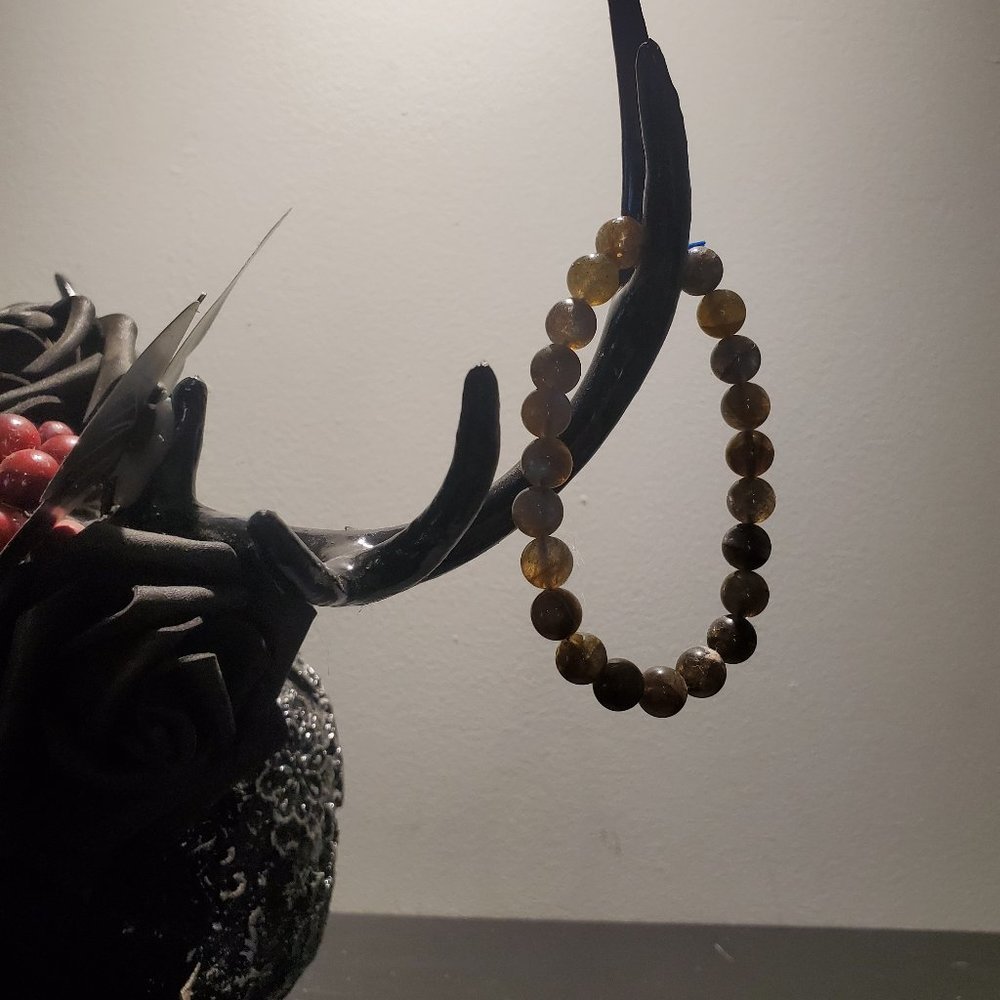 Labradorite bead bracelet
